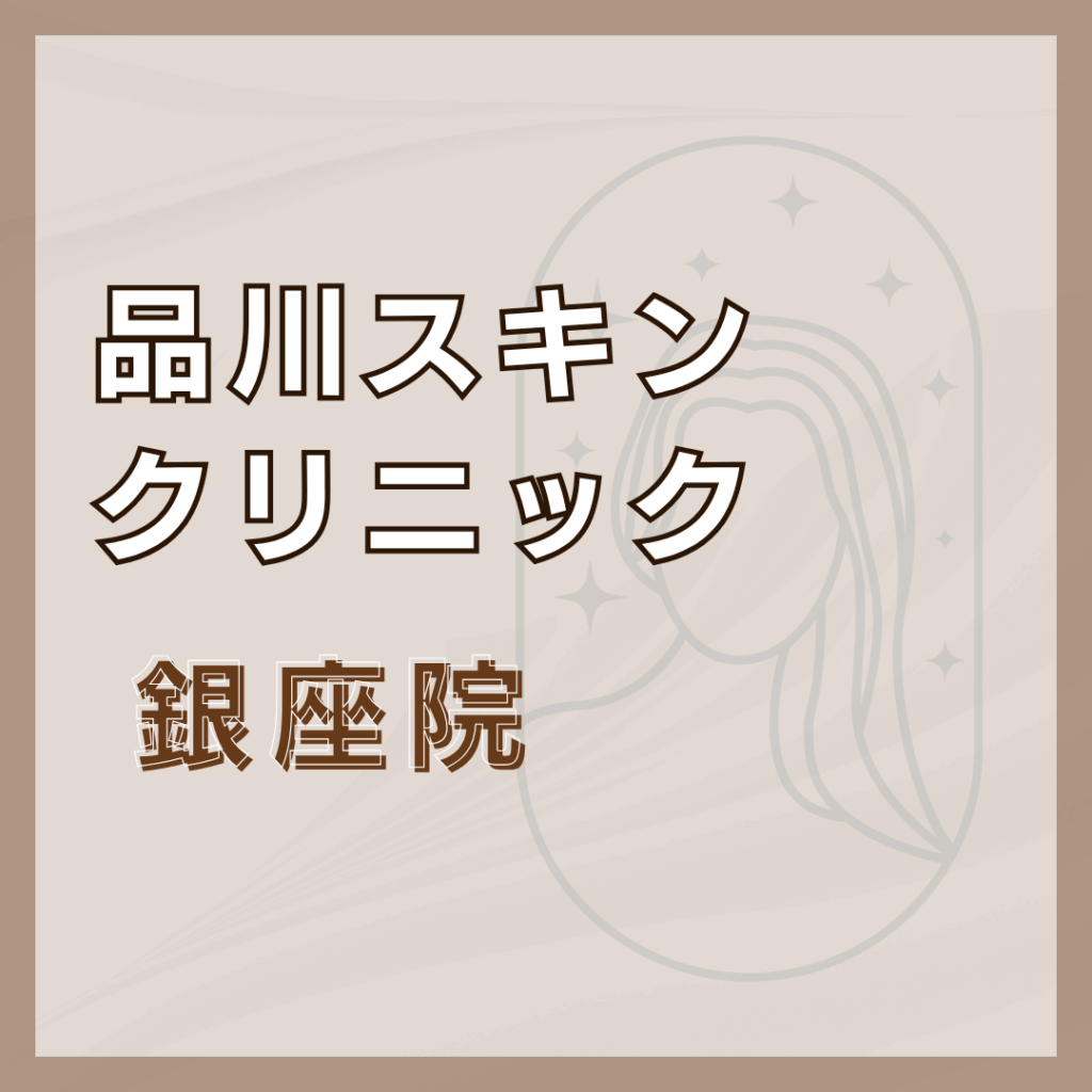【銀座】品川スキンクリニック 銀座院
